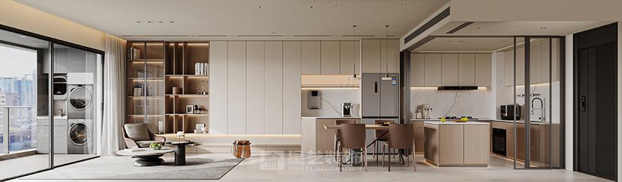 柔棕雅境，松弛感的現(xiàn)代輕奢居